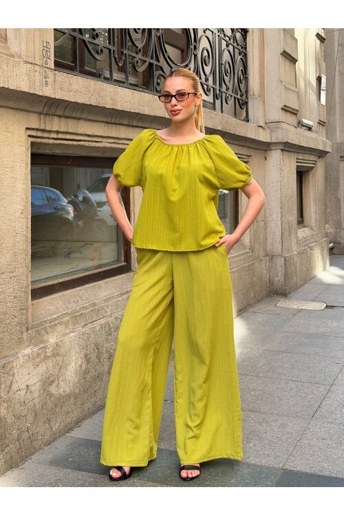 V429 Hardal Madonna Yaka Tarak Boşluğu Takım