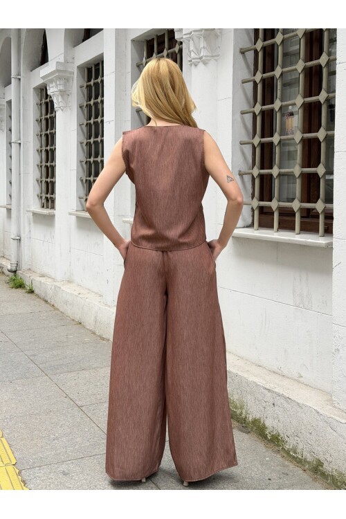 V440 Kahverengi Sıfır Kol Tensel Takım