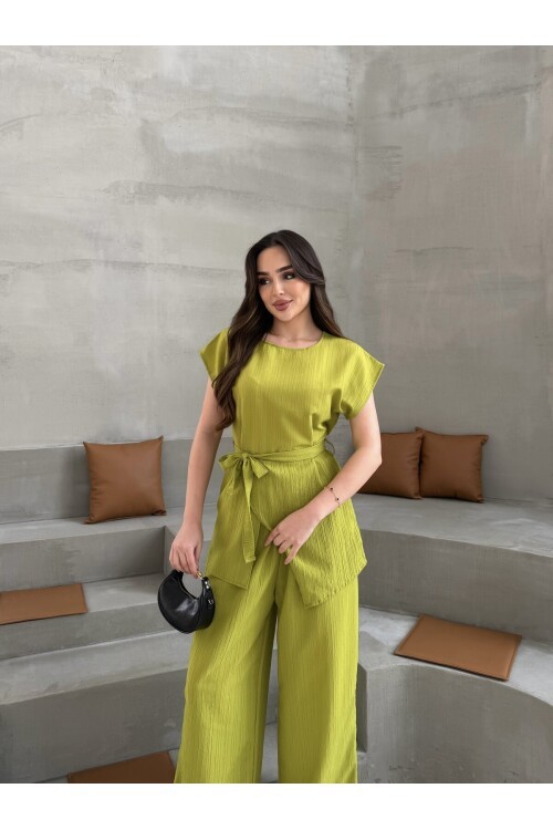 V232 Yeşil Yarım Kol Tarak Boşluğu Takım