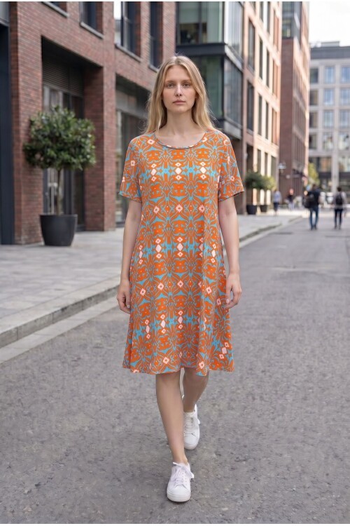 V3 Kısa Kol Ekonomik Elbise