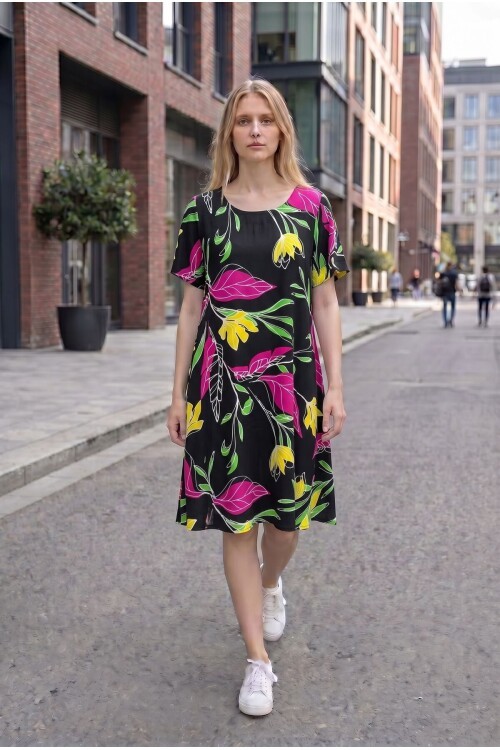 V3 Kısa Kol Ekonomik Elbise