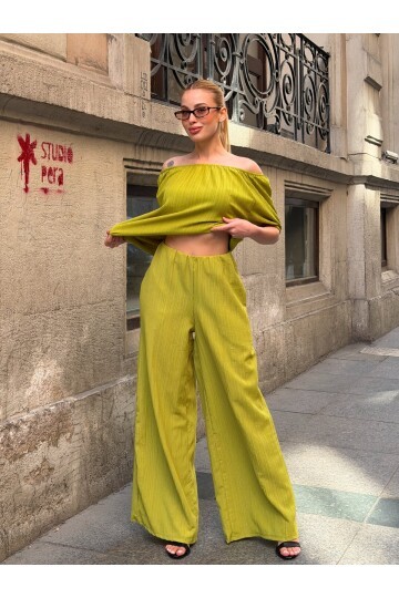 V429 Hardal Madonna Yaka Tarak Boşluğu Takım