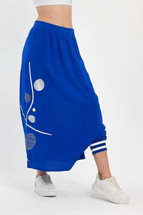 1078 Mavi Etek - Pantolon