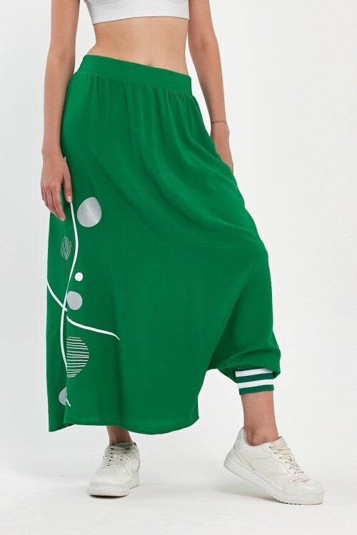 1078 Yeşil Etek - Pantolon