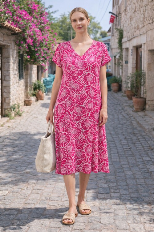 T-80 Kısa Kol Ekonomik Elbise