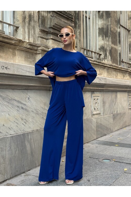 V233 Lacivert İki İplik Takım