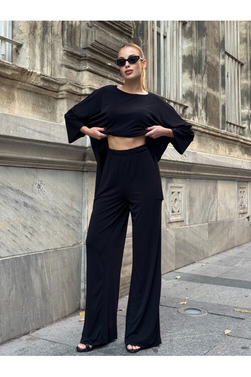 V233 Siyah İki İplik Takım