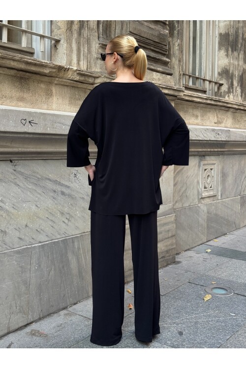 V233 Siyah İki İplik Takım