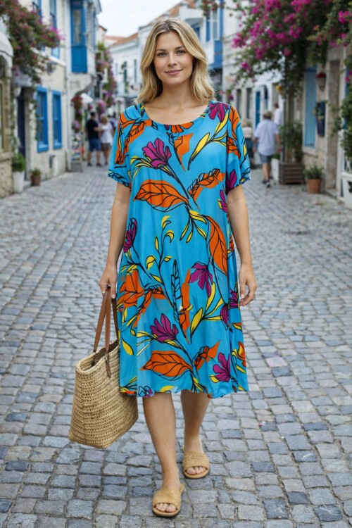 V3 Kısa Kol Ekonomik Elbise