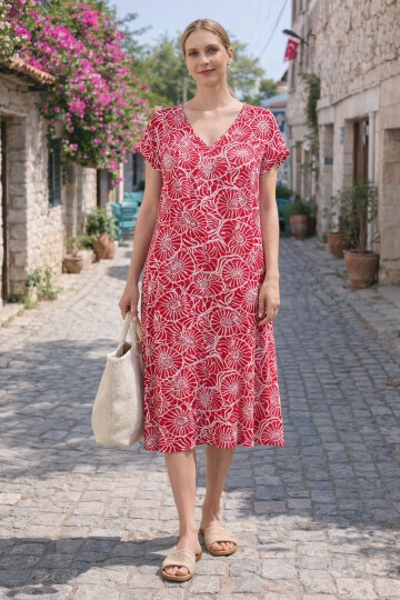 T-80 Kısa Kol Ekonomik Elbise