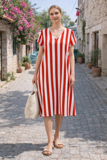 T-80 Kısa Kol Ekonomik Elbise