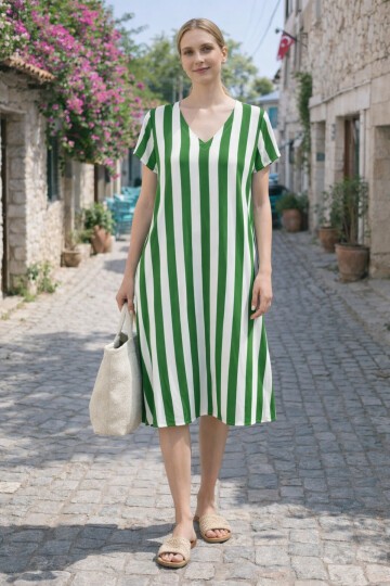 T-80 Kısa Kol Ekonomik Elbise