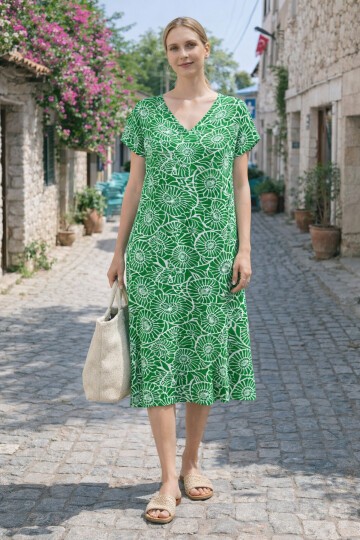 T-80 Kısa Kol Ekonomik Elbise