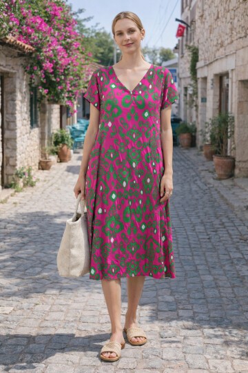 T-80 Kısa Kol Ekonomik Elbise