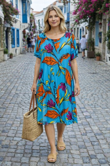 V3 Kısa Kol Ekonomik Elbise