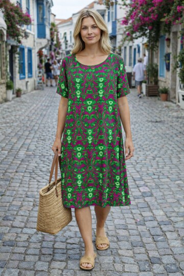 V3 Kısa Kol Ekonomik Elbise