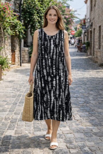 V9 Askılı Ekonomik Model Elbise