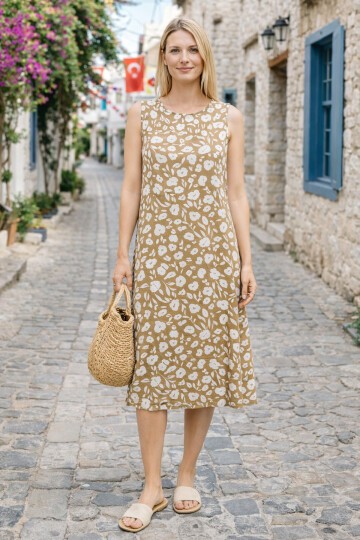 V9 Askılı Ekonomik Model Elbise