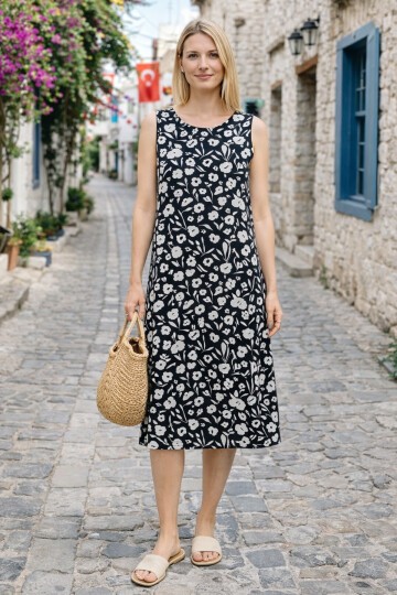 V9 Askılı Ekonomik Model Elbise